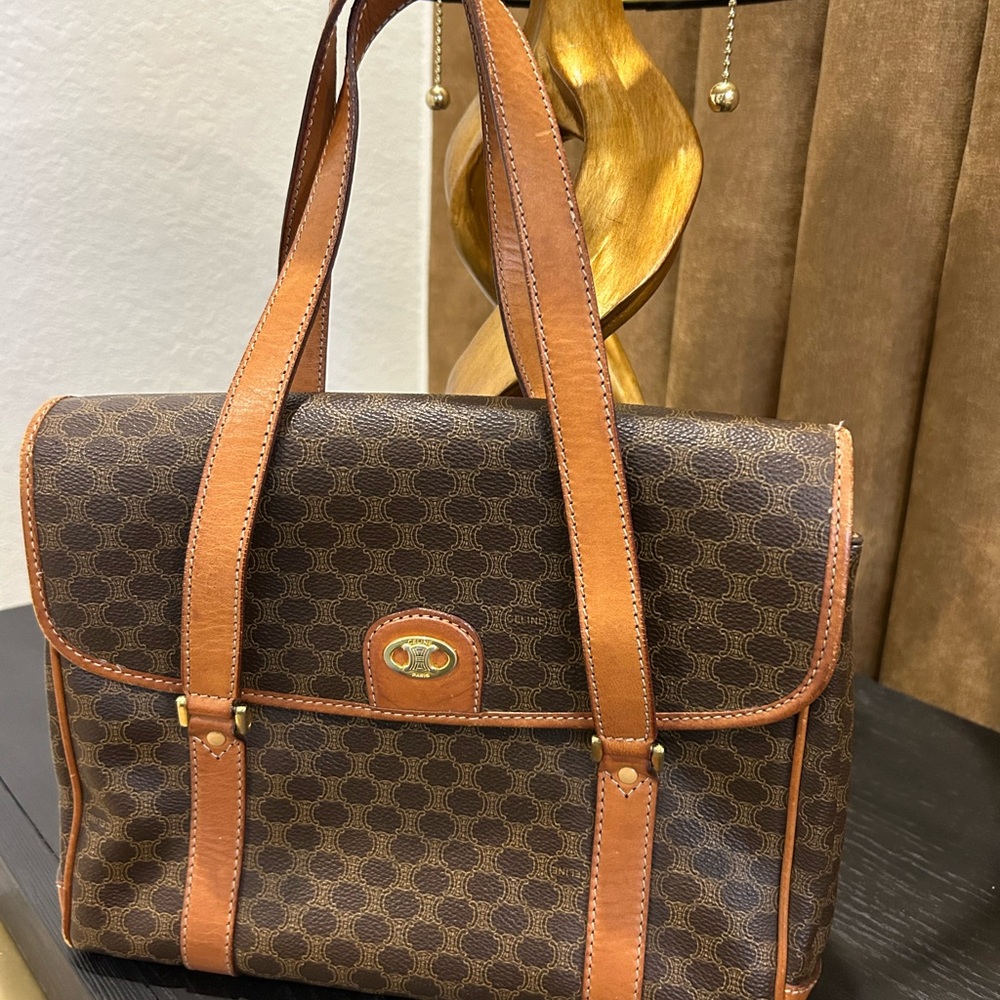 Authentic vintage Celine Triomphe Macadam handbag - Picture 15 of 15